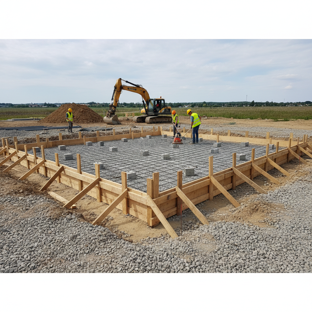 фото Как подготовить участок под заливку фундамента