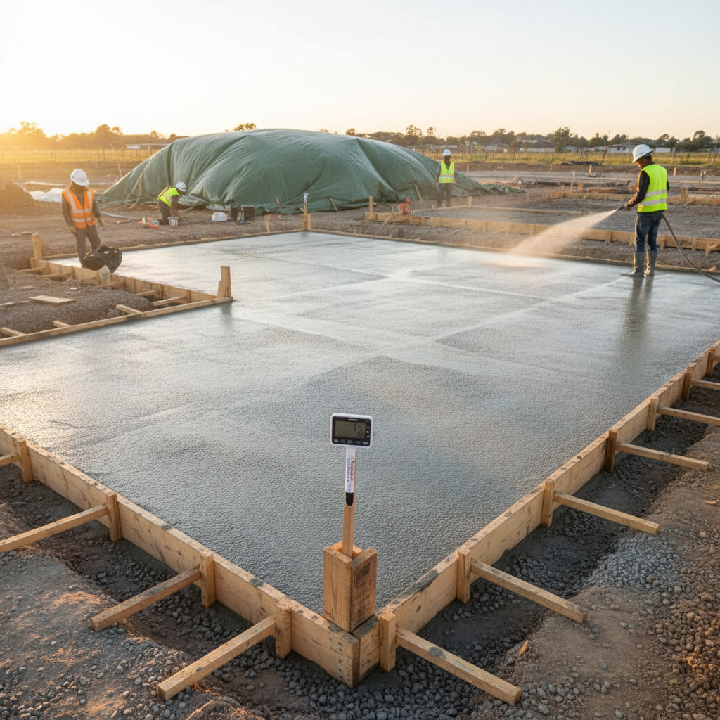 фото Сколько сохнет бетон в фундаменте: сроки и условия