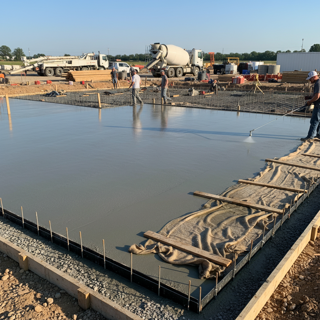 фото Как избежать трещин в фундаменте после заливки