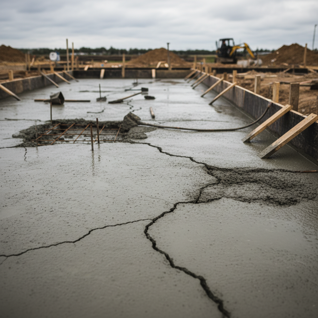 фото Какие ошибки чаще всего допускают при заливке фундамента