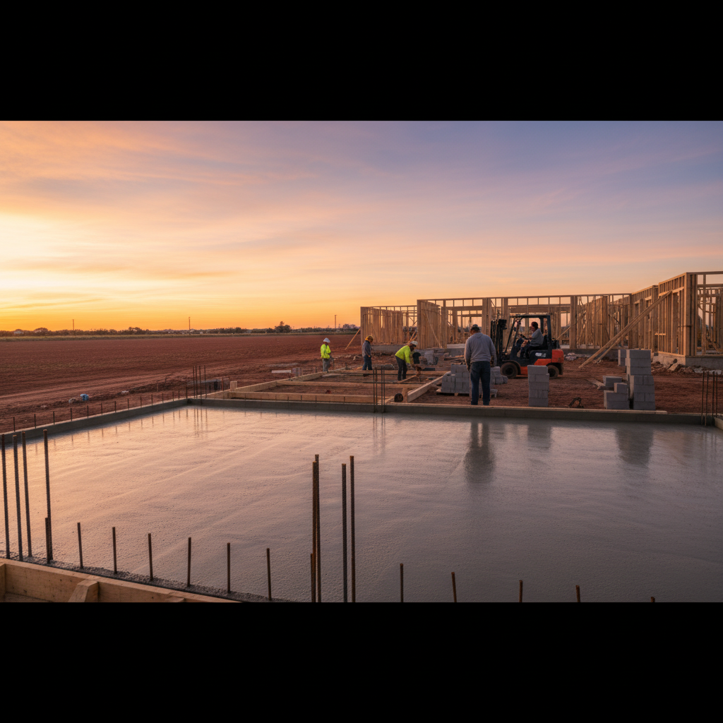 фото Сколько времени можно ставить стены после заливки фундамента