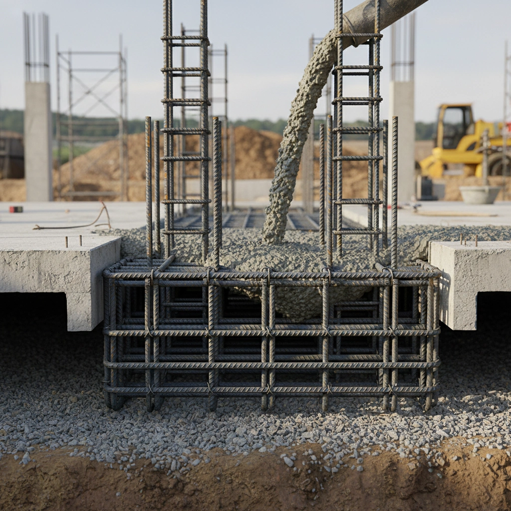 фото Как работает арматура в фундаменте