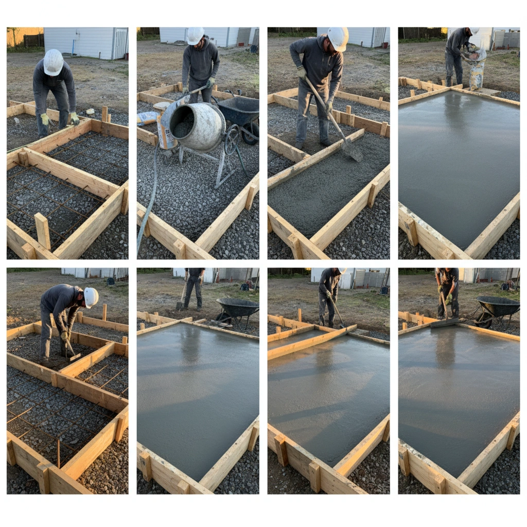 фото Заливка фундамента своими руками: пошаговая инструкция