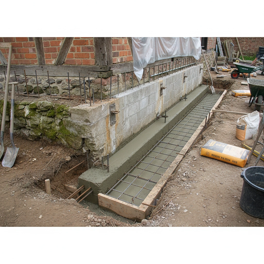 фото Фундамент под пристройку: как присоединить к старому