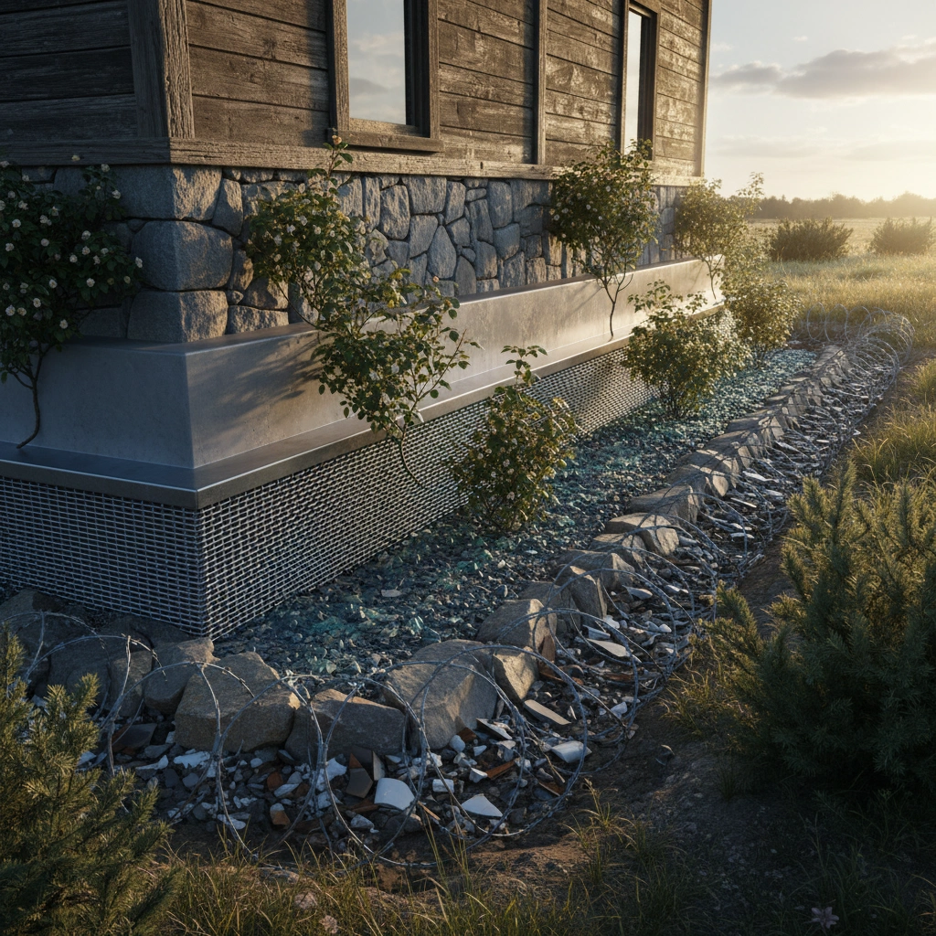 фото Как защитить фундамент от грызунов