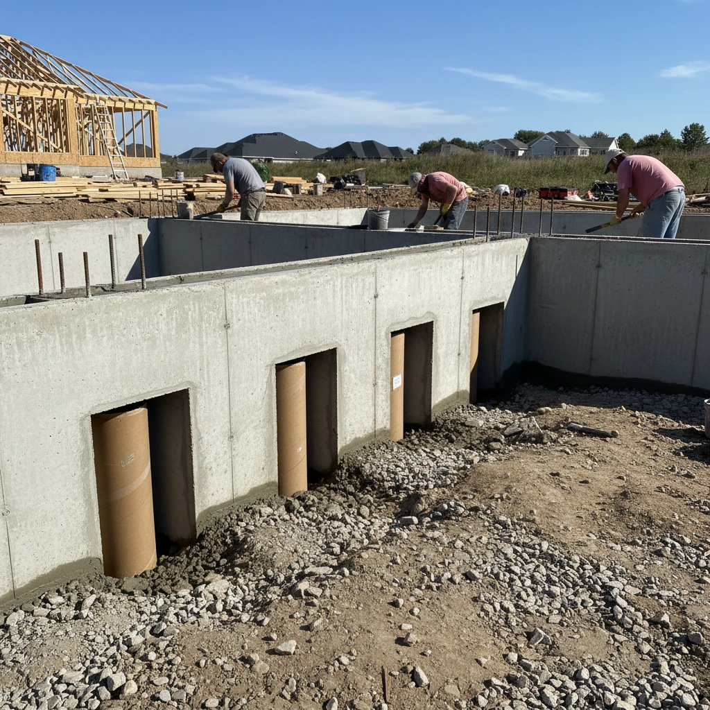 фото Как сделать вентиляционные продухи в фундаменте