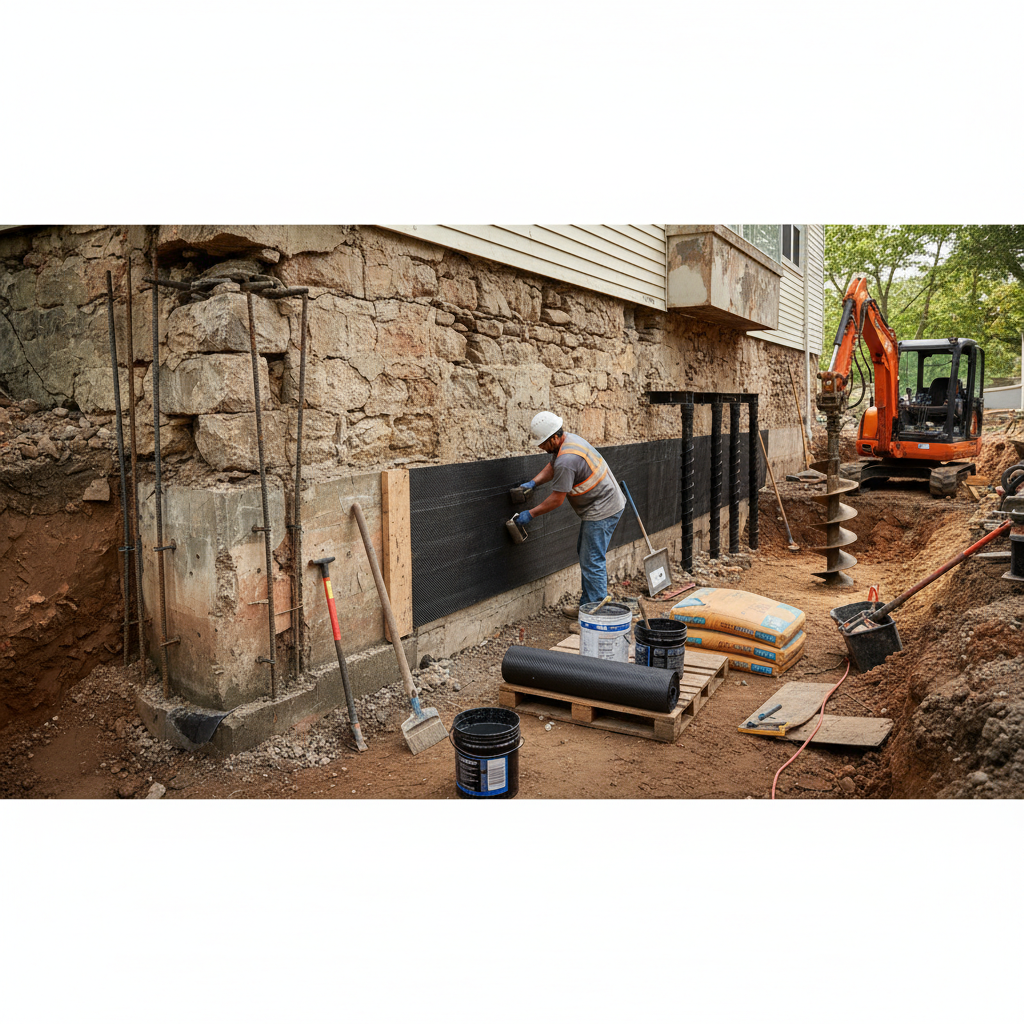 Как укрепить старый фундамент: методы и материалы | статья от компании ФундаментПодКлюч